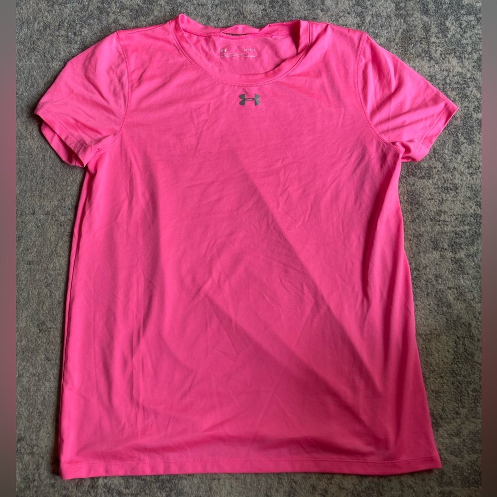 Pink Under Armour Tee